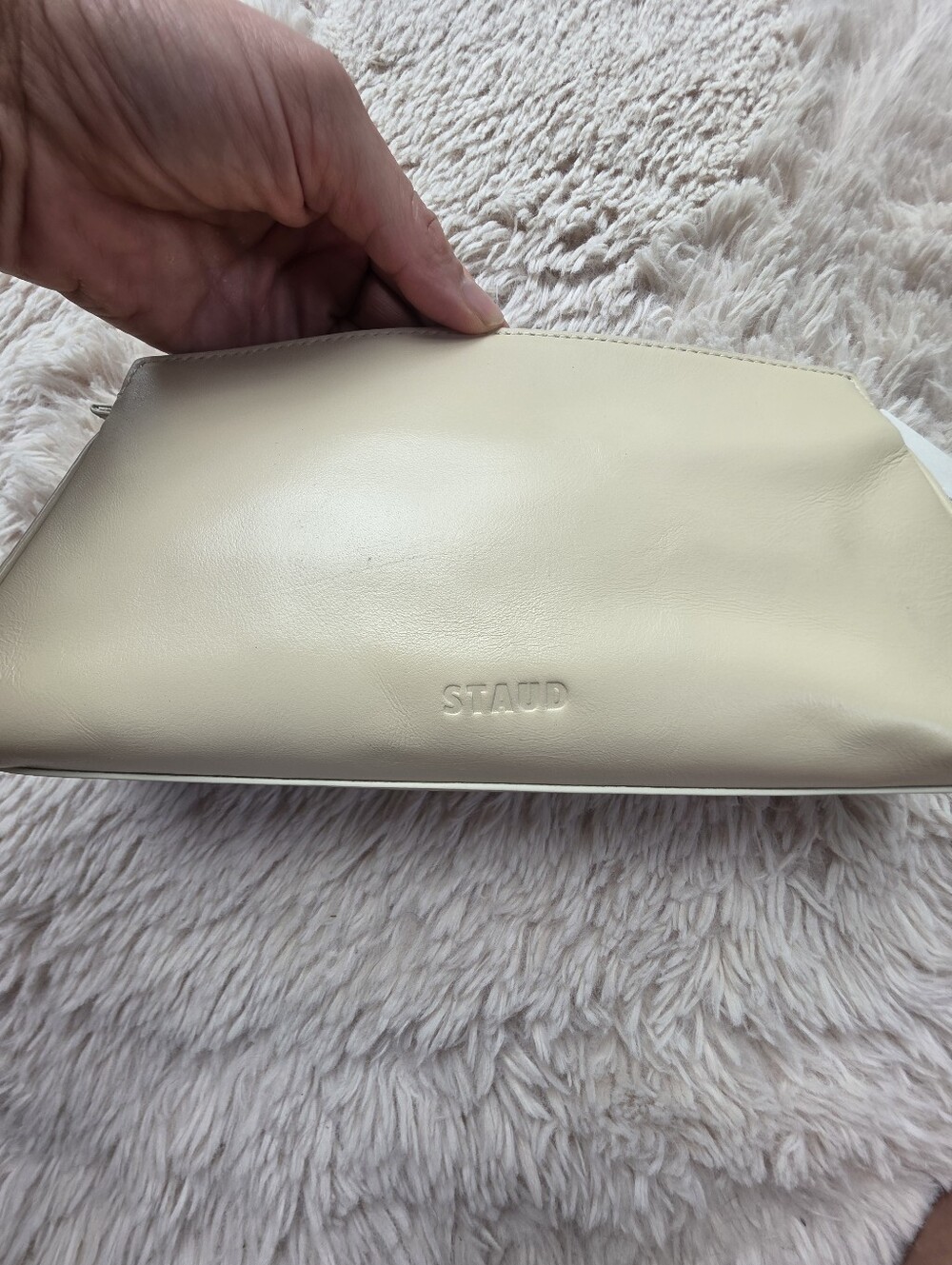 NEW STAUD Cream Maude Convertible Clutch - Picture 6 of 7